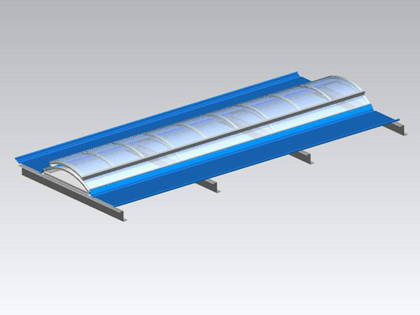 C3G固定式圆拱型采光天窗(图1)